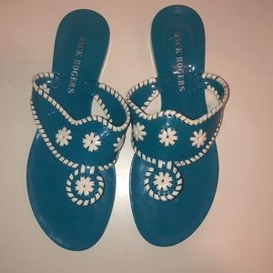FINAL SALE jack rodgers jelly sandals size 9